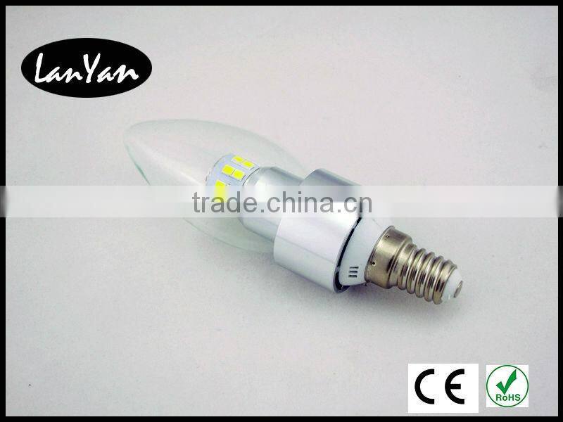 4w egg shaped Led candle light with CE ROHS GS SAA