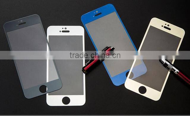 2016 new produtcts Full Color Titanium Alloy Tempered Glass for iPhone 6s Mobile Phone Case China supplier