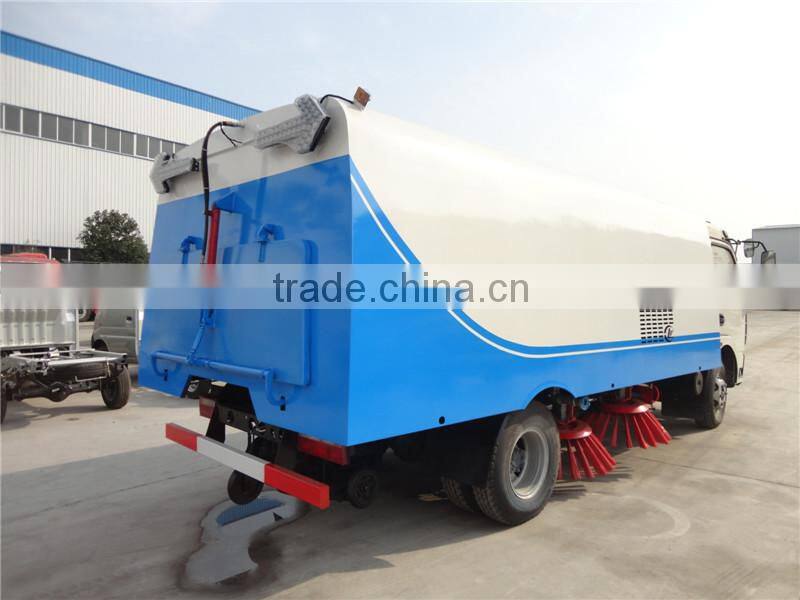 Custom designed dongfeng small mini road sweeper truck
