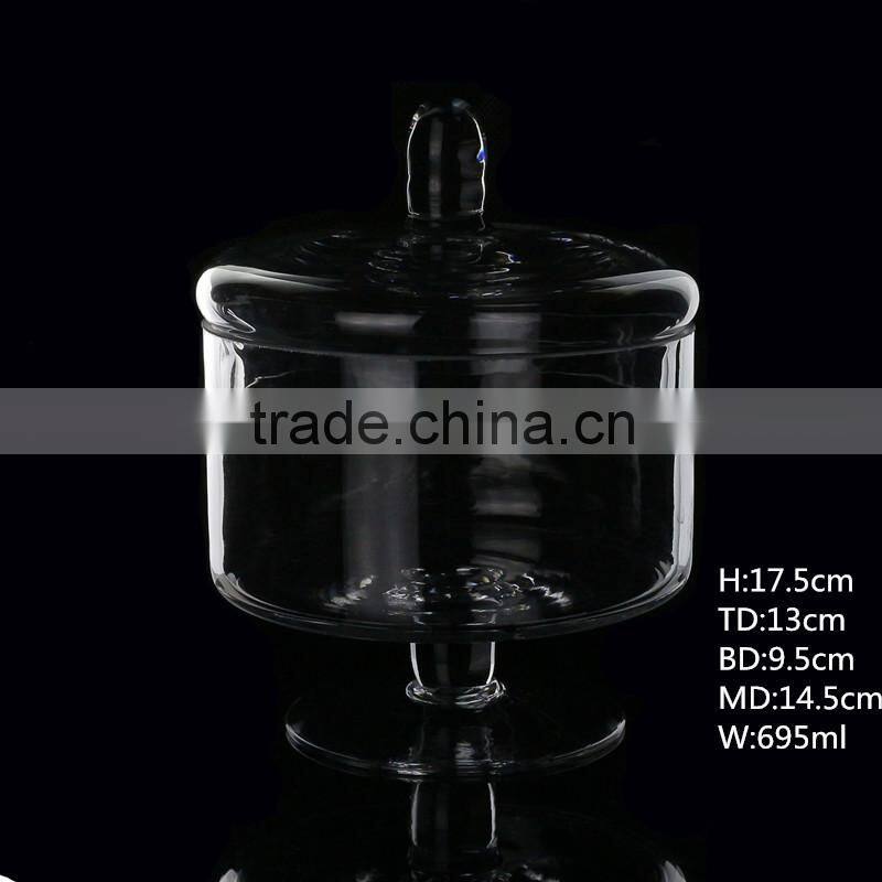 Muirfield Glass Cake Stand With Dome Handmade Mosaic plant dish turkey cover handmade