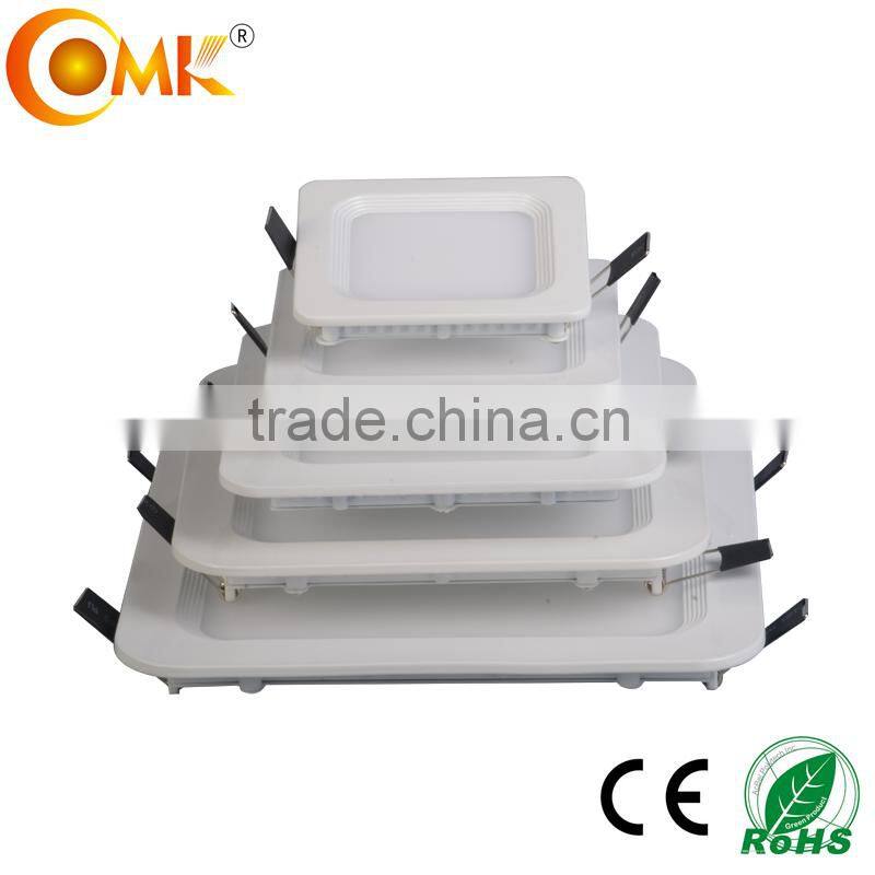 12W Square LED Glass panel light OEM