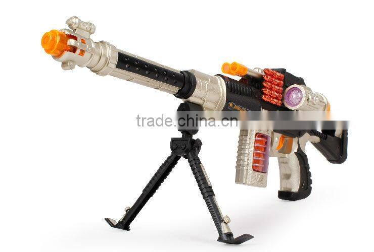 sgun-64214218B electric toys gun Emulational electric infrared submachine gun for kids (with sound and light)