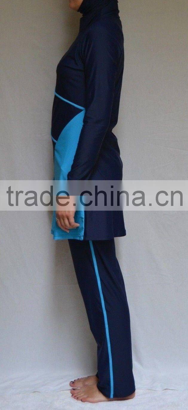 arabic women muslim islamic modest full cover swimsuit abaya