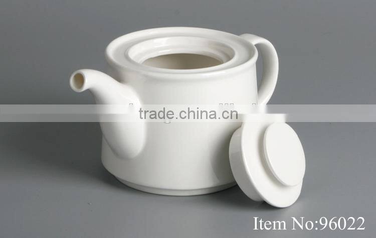 restaurant plain fine China ceramic teapot