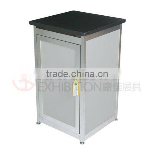 aluminum display cabinet stand