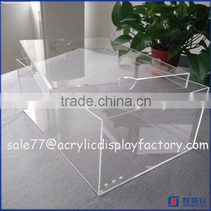 luxury acrylic sneaker display box,acrylic plastic shoe display stands,acrylic container shoe storage
