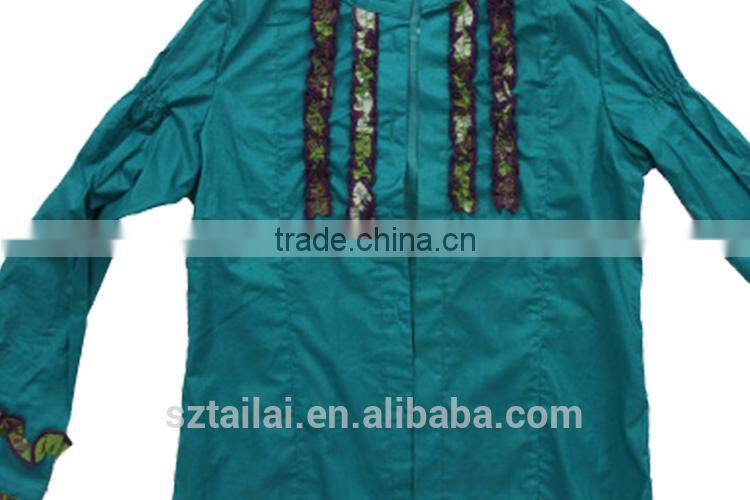 Wholesale clothing Best selling Fitness Casual baby girl blouse design