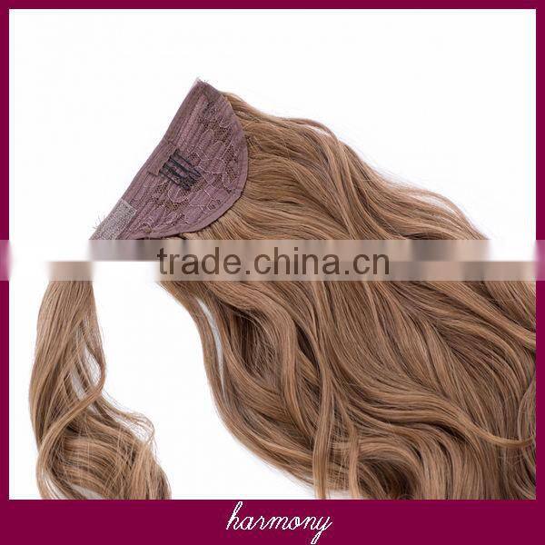 Hot Sale remy clip in pony tail with 22" in 100G, more color on stock