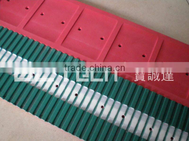 PU Timing Belt with Rubber & Punching holes