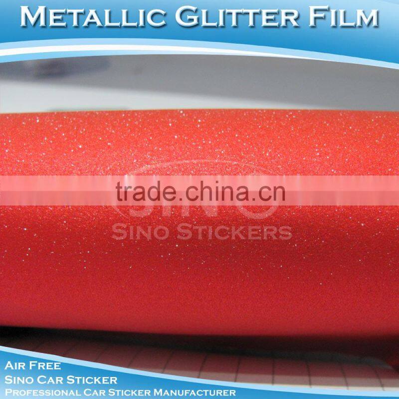 1.52x20m New Arrival Glitter Blue Full Car Body Sticker Vinyl Carbon Fiber Tube