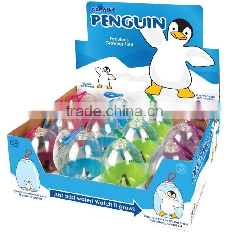 Gold and Silver Penguin growing egg magnetic animal toys