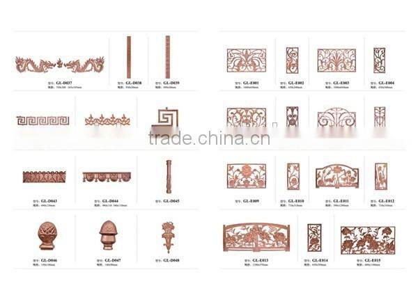 High quality Aluminum adorned accessories for Main Gates GL-K007