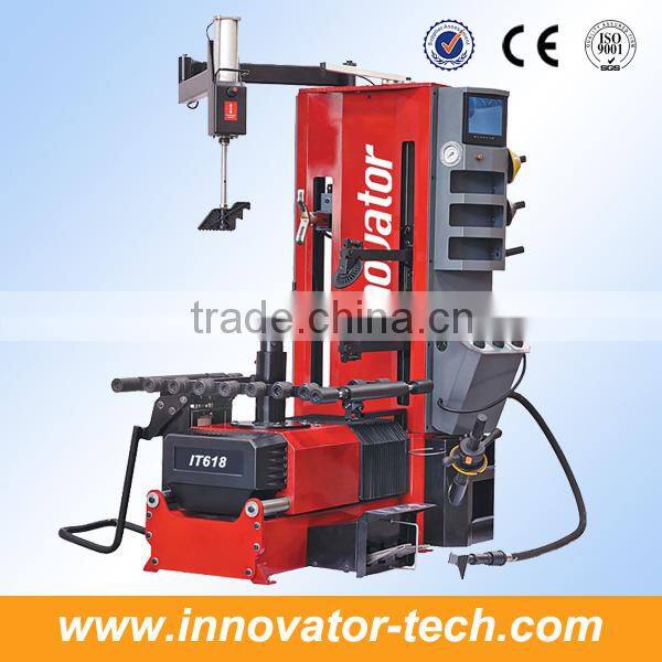 Super automatic alloy wheel tyre changer without lever CE approve model IT618