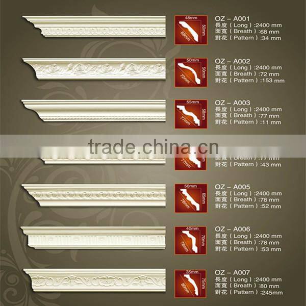 PU wall ceiling cornice