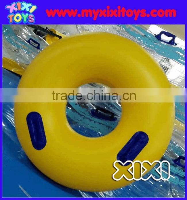 XIXI 4 People Yellow PVC Inflatable Swim Rings