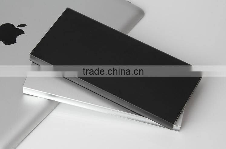 2015 hot selling slim power bank,Ultra slim matel case power bank ,mobile power supply in shenzhen for Smartphones
