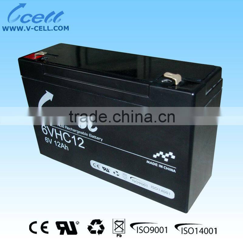 6V 12Ah solar energy