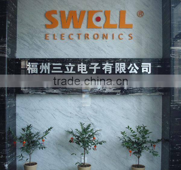 Best selling LED wooden clock with sound controlled