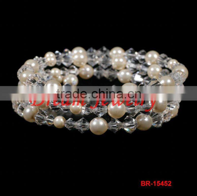fashion pearl wedding bracelets
