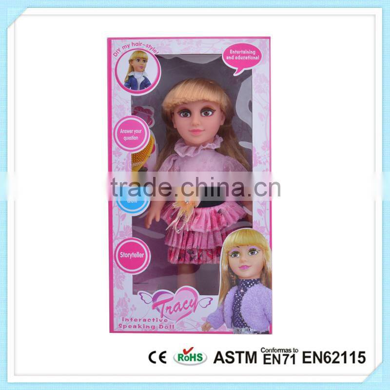 18 Inch Doll Educational Toy pretty American Girl Doll