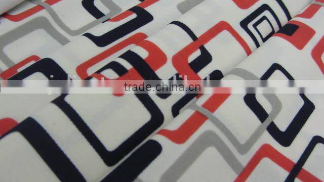 red black rectangle buckle spandex print nylon wholesale fabric china