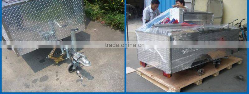 HD-21 fiber glass hot dog cart pearl pannel hot dog cart hot dog cart for USA standard