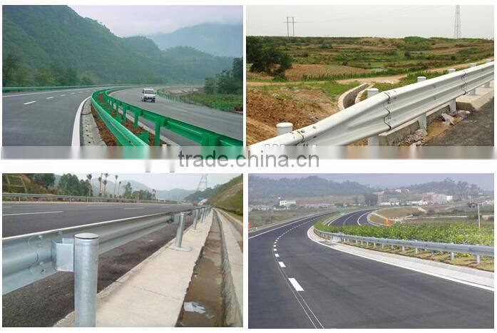 galvanized steel highway guardrails