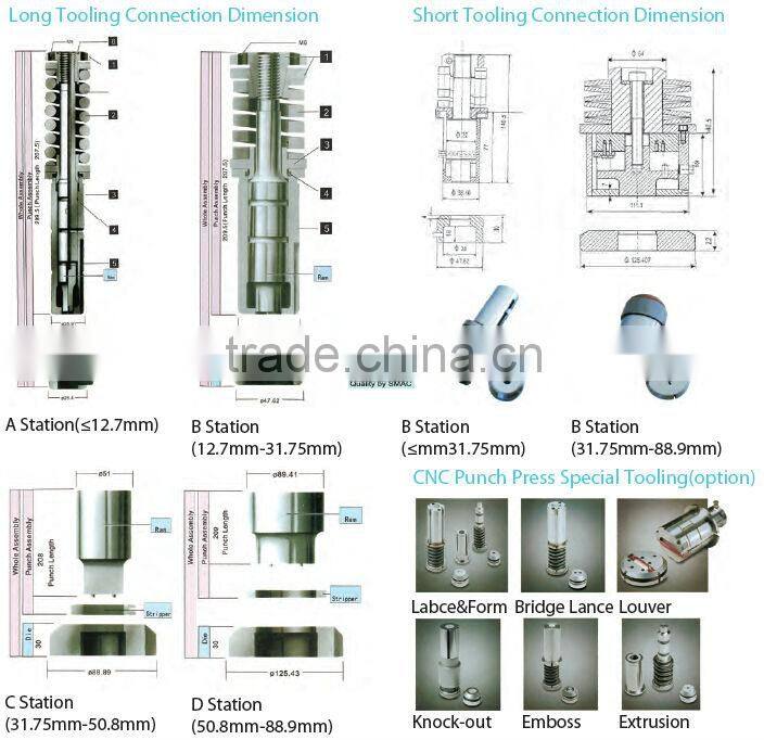 cnc turret punch press tooling