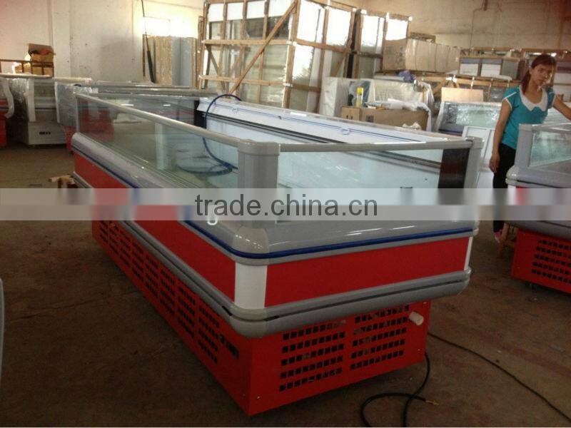 Hot sales Island cooler,Supermarket Island freezer