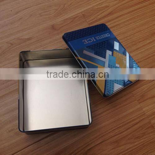 Hot sale perfume box square tin box tin can manufacturer tin box