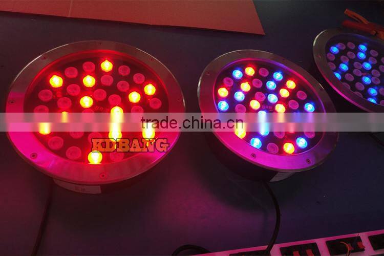 DMX 512 lighting waterproof ip67 36w led rgb inground light