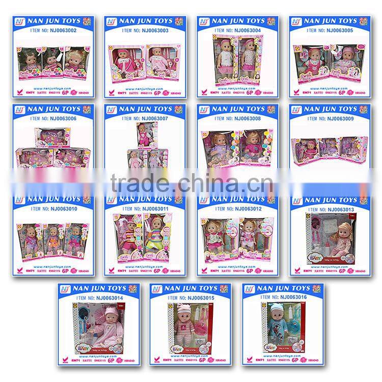 Hot sale plastic baby dolls lifelike baby doll toy for kids
