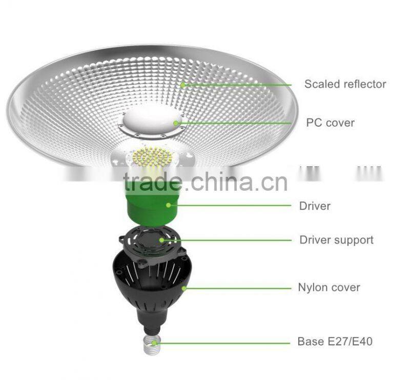 Lightweight E27/E40 LED Low Bay Light 30W