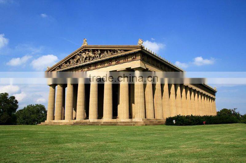 Toy building 3d puzzle foam parthenon