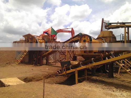 High Quality 100 tons per hour Wheel Type Mobile Jaw Crusher