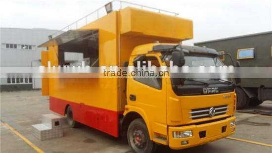 Fast food truck with cook equipment