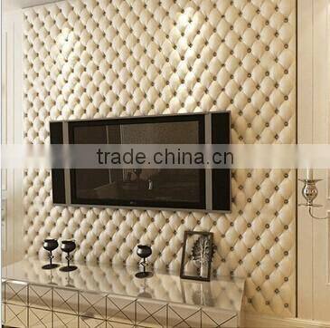 PVC leather panel for wall decoration