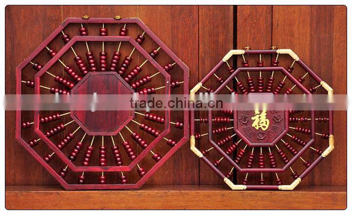 Padauk wooden Counting Frame, Chinese abacus