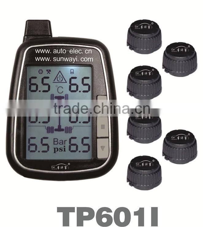 Six or Four-Wheel Vehicle Digital Display TPMS