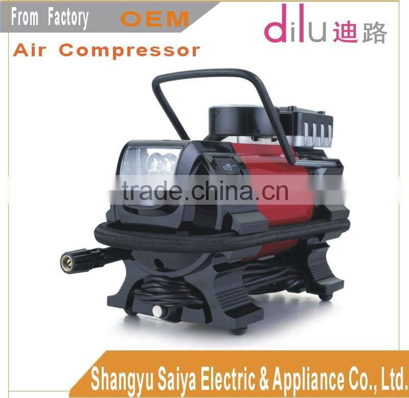 LED light Car air compressor,air pump, type inflator