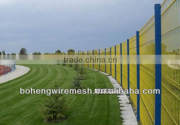 green pvc coated welded wire roll mesh fence