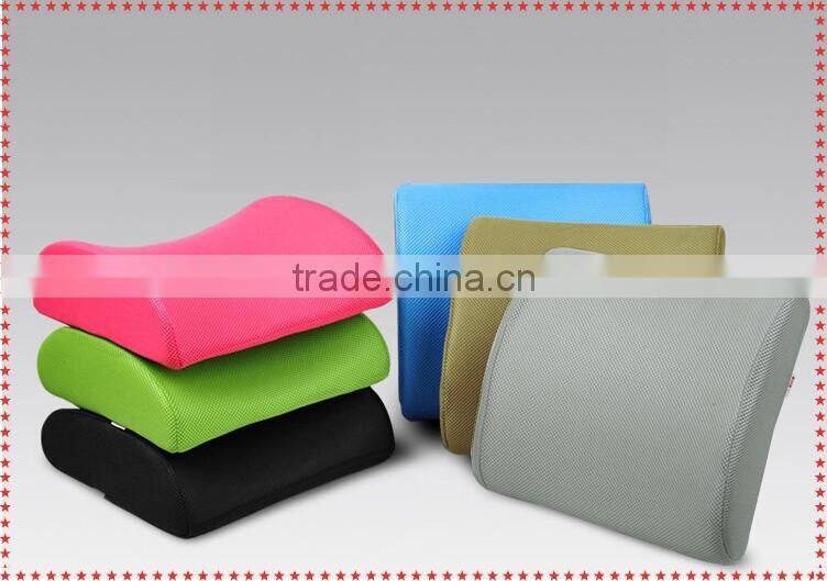 100% polyester memory foam pillow for car seat cushion cover LS-C-002-B mesh car seat cushion