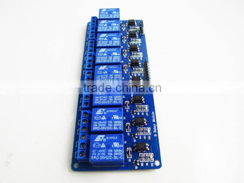 5V 8-Channel Relay Module with Optocoupler Low Level Triger Stable for Arduino