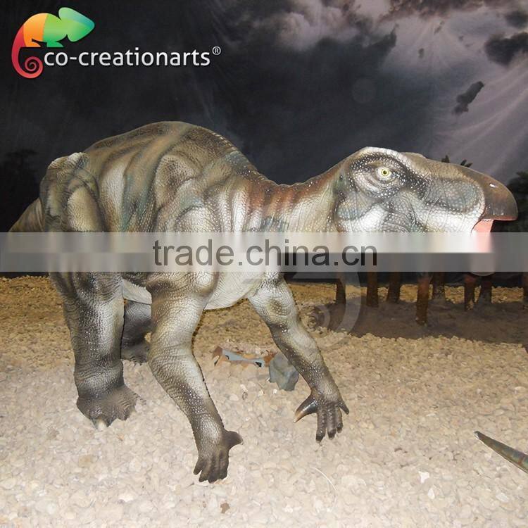 Animated outdoor dinosaur scale model