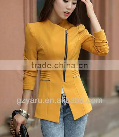 Women Fashion Cotton Blazer / Grey Blazer for Women