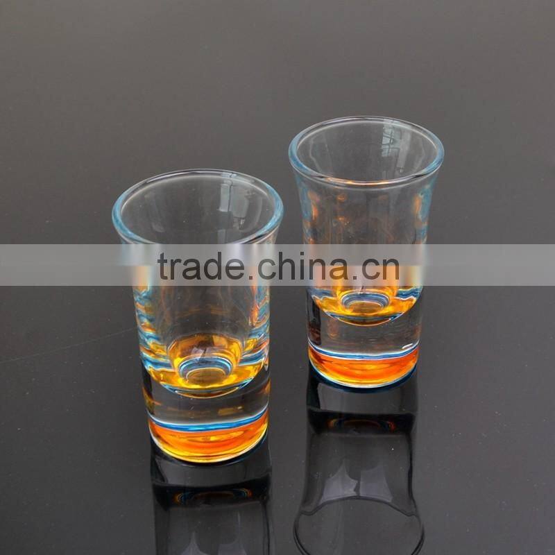 Heat Resistent Clear Shot Glass mini Glass Cup Double Wall