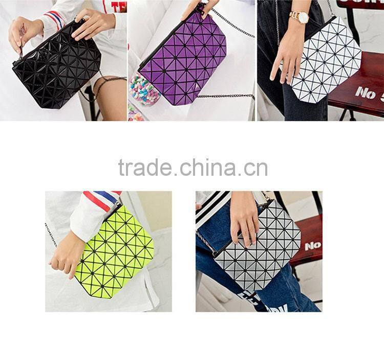 Japan Online Shopping Hot Sell Diamond PU Lady Shoulder Bag