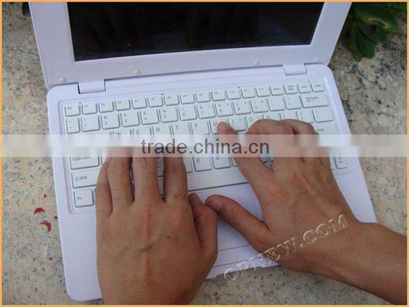 10 inch cheap dual core wm8880 android 4.4 kitkat laptop computer ebook netbook for kids usd2.0 wifi RJ45 port in stock