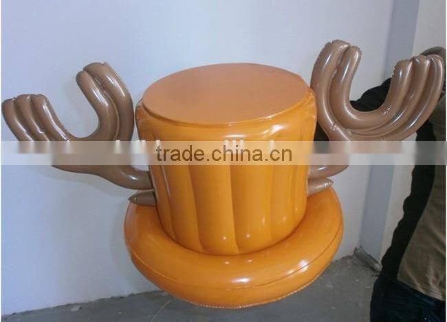 cute inflatable Halloween spider hairdo headwear for kids