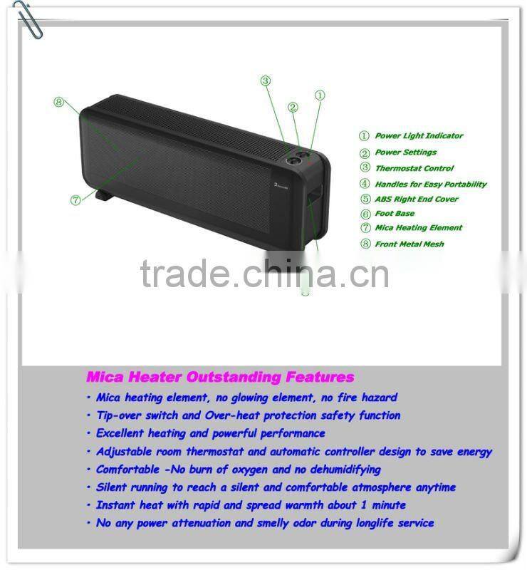 2000W Convector Heater with Three-sided Heating, GS/CE